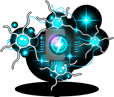 The brain power icon